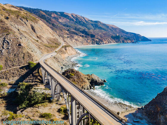 Big Sur Calif Rnia Atra Es Na Highway Entre San Francisco E Los