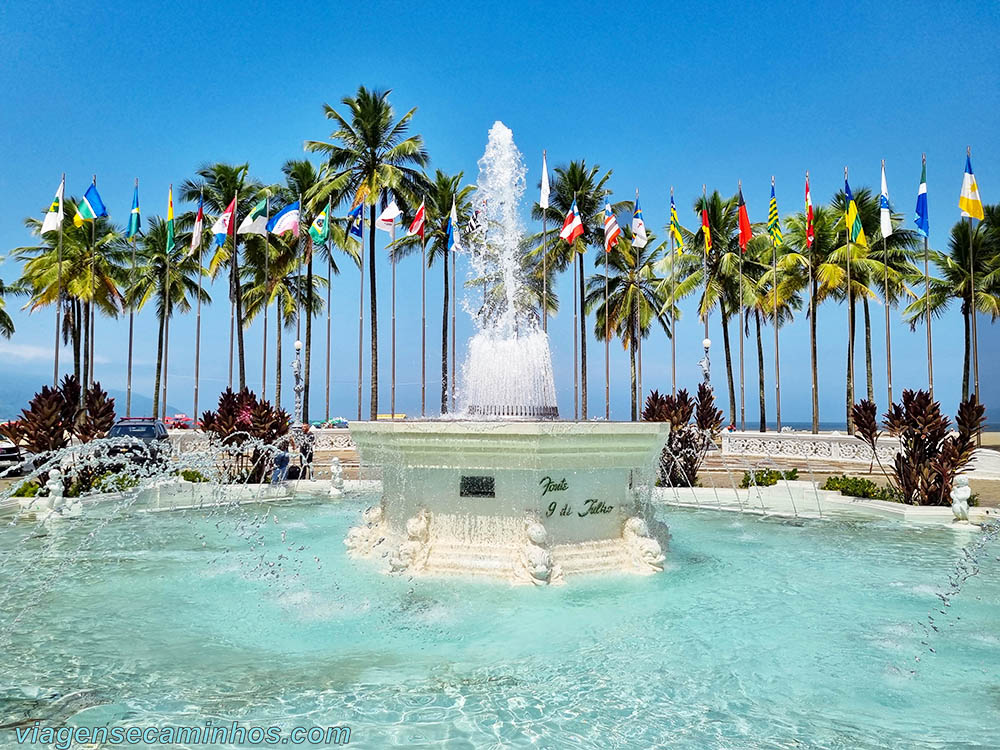 Praça das Bandeiras - Santos