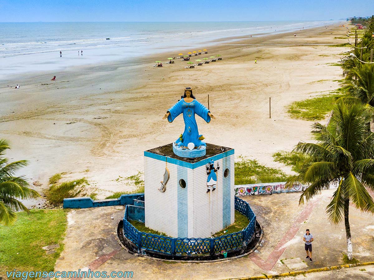 Estátua de Iemanjá - Mongaguá