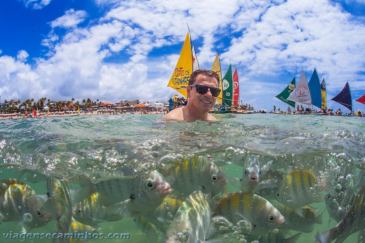 Piscinas naturais em Porto de Galinhas