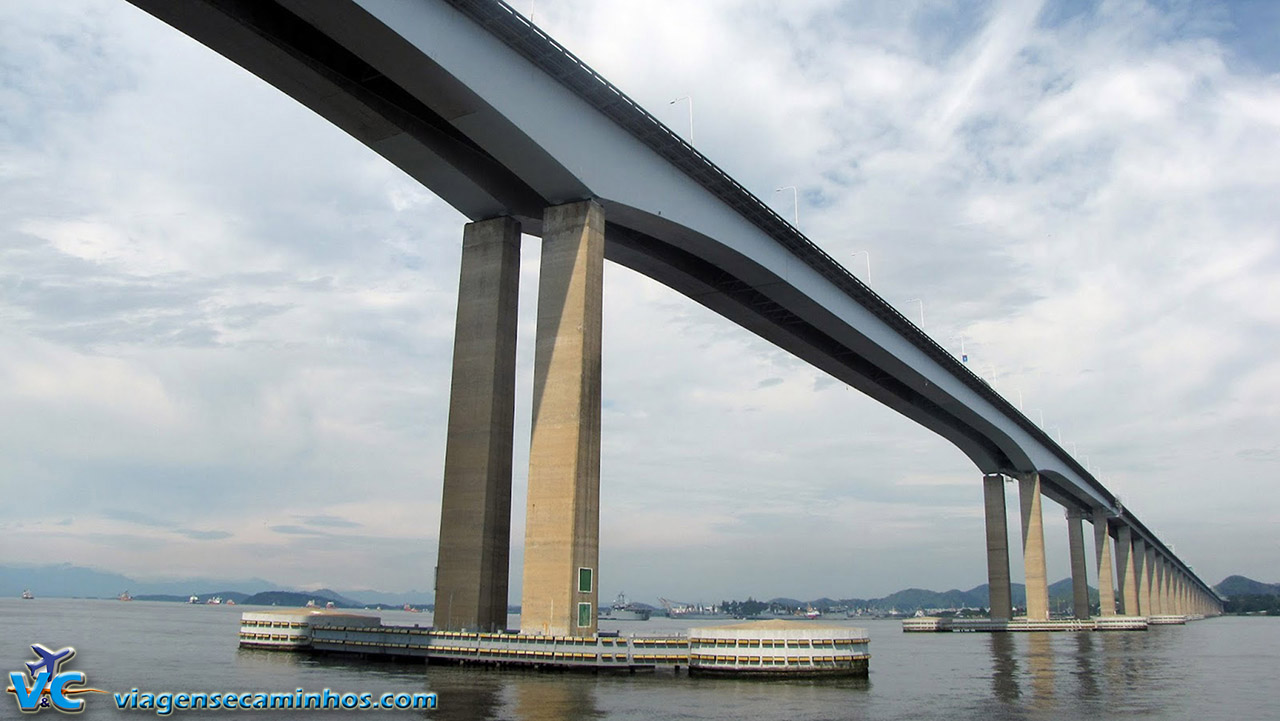 Passando pela Ponte Rio-Niterói