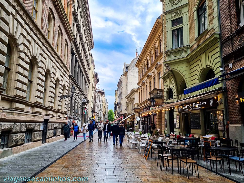 Rua Vaci - Budapeste
