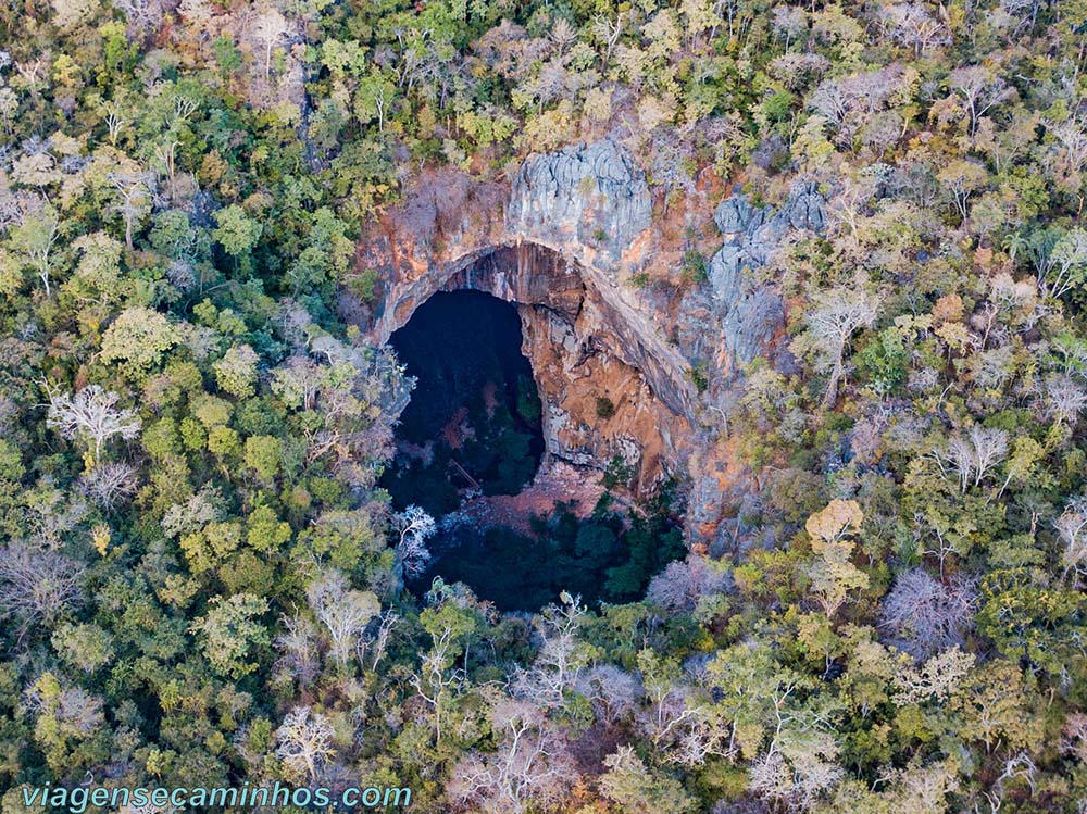 Claraboia na Gruta do Janelão