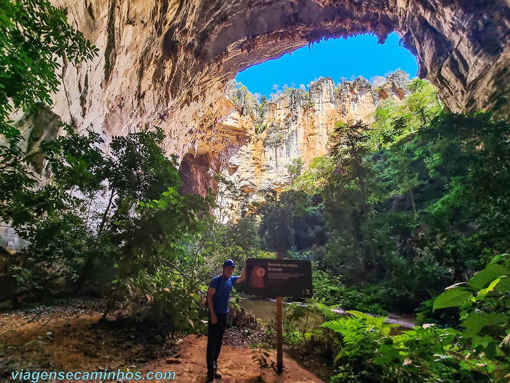 Final da trilha da Gruta do Janelão